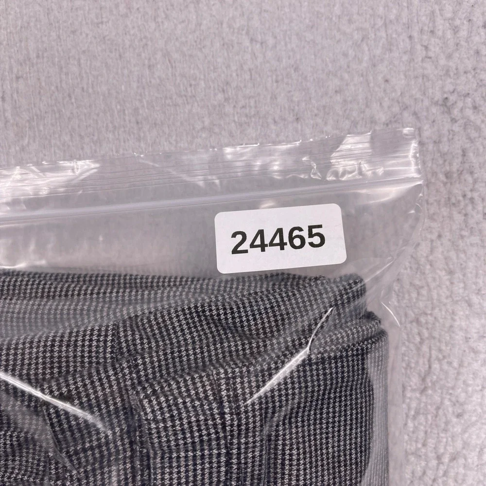 Abercrombie & Fitch Langdon Skinny Pants Mens Large Black White Stretch‎ Joggers